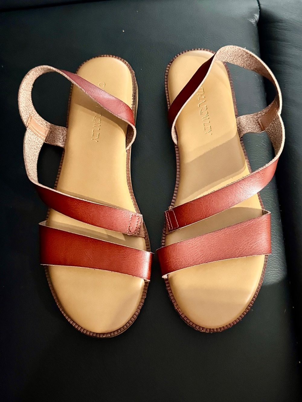 Cynthia Rowley Women’s Strappy Leather Sandals in Brown
